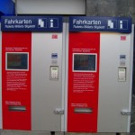 "Ticket machines in German Hauptbahnhof"