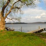 "A lake view in Schwerin"