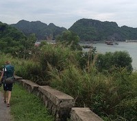 "A+hiker+in+Viet+Nam+Beo+Harbour+by+Michael+Voelker"