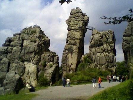 Hiking Hermannshoehen In Germany