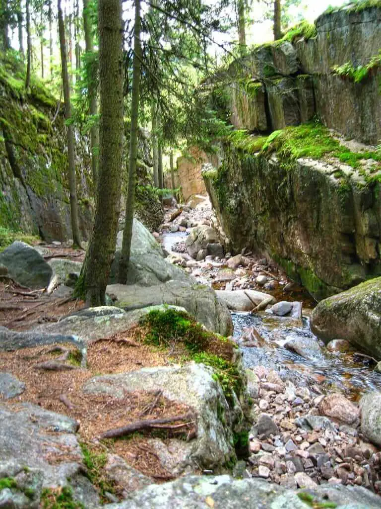 "A small river in a hiking trail in Kjøsterudjuvet Drammen if you are pining for the fjords recently"