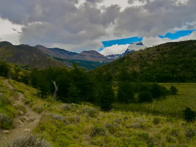 "Mount Torre path in El Chalten"