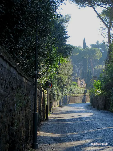 "Start of the Via Appia Antica in Rome"