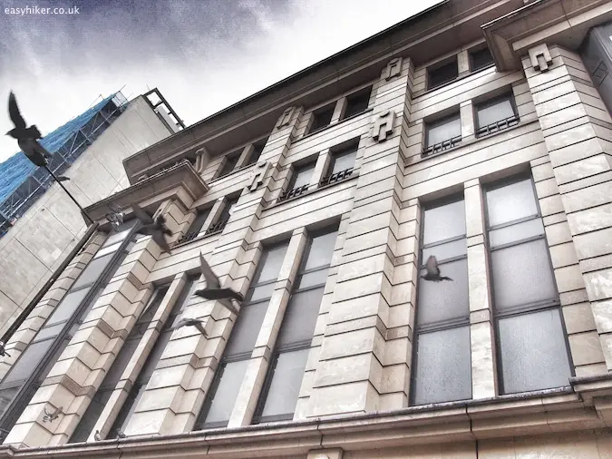 "old office building on High Holborn, London"