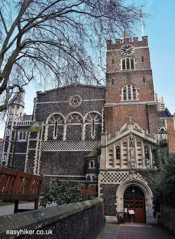 "St Bartholomew the Great's church on a London walk not for the fainthearted"