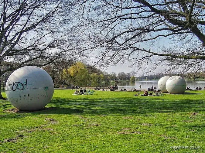 "Claes Oldenburg's Pool Balls - Sculptures in Muenster"