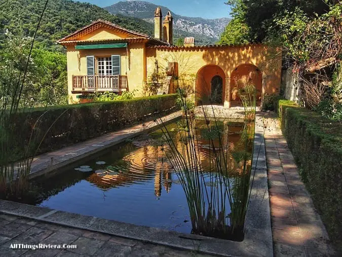 "Villa in the Serre de La Madone Garden"