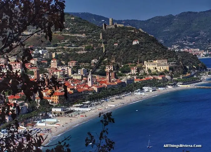 "view of the town on a Wondrous Easy Hike in Noli Italy"