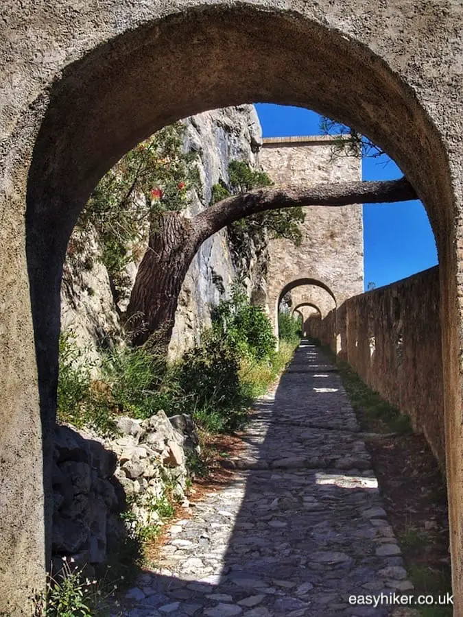 "way up the Citadelle in Entrevaux"