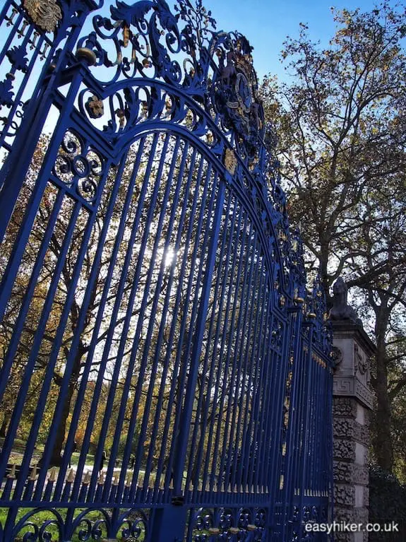 "Gate of Green Park - Cambridge Five in London"