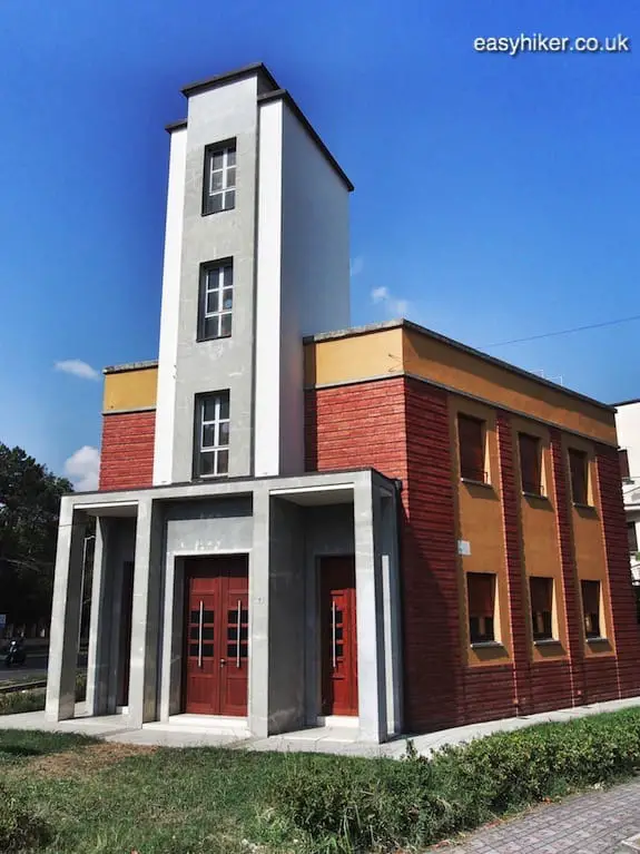 "Fascinated by Fascist Architecture - former public baths in Tresigallo"