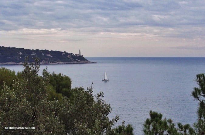 "view of Cap Ferrat along a Neat Little Hiking Package to Cap Nice"