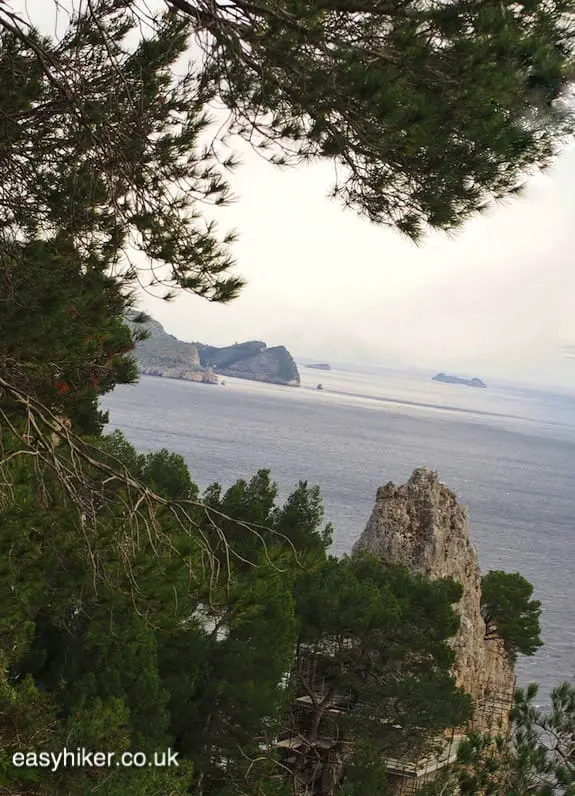 "on an easy hike to see the best of Capri"