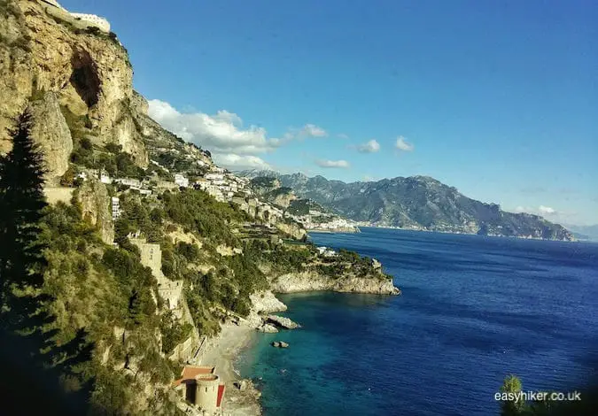 "view from the bus to get the best out of the Amalfi coast in a day"