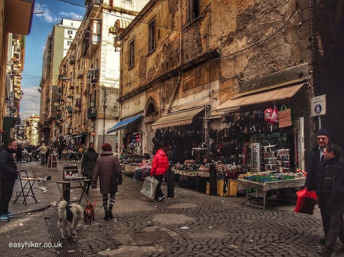 "market street in Naples from a Short Winter Holiday"