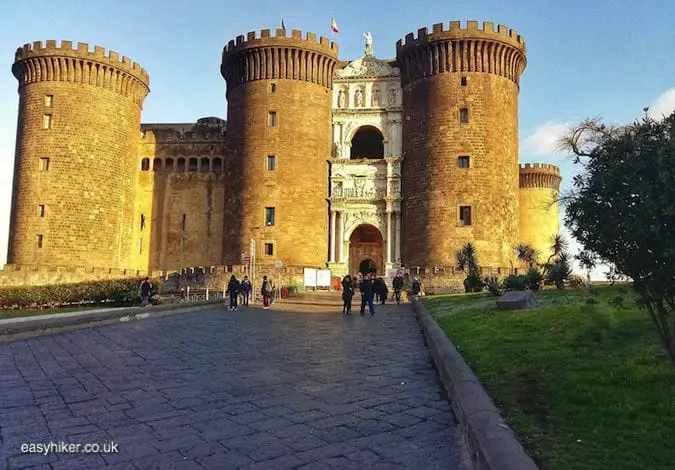 "Castel Nuovo of Naples on a short Winter Holiday"