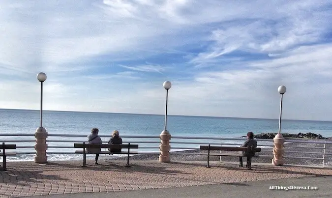 "walk along the lungomare before Hiking the Steep Bordighera Hills"