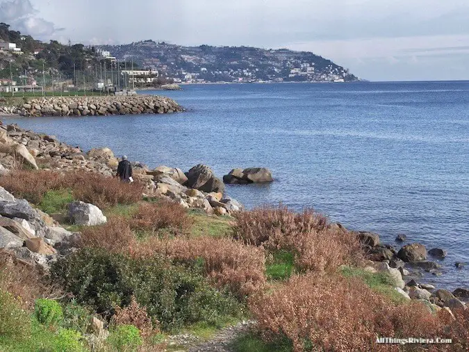 "the views along the route Hiking the Steep Bordighera Hills"