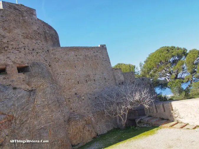 "up at Fort Agathe hiking or biking in Porquerolles"