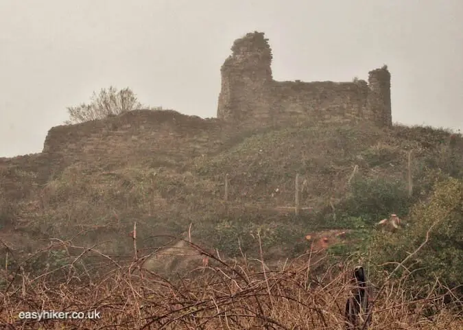 "Hastings castle along the Sussex Coastal Cultural Trail"