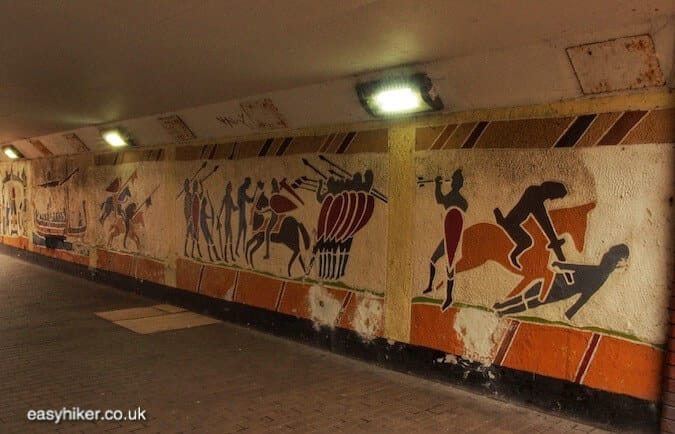 "wall paintings depicting Battle of Hastings along the Sussex Coastal Cultural Trail"