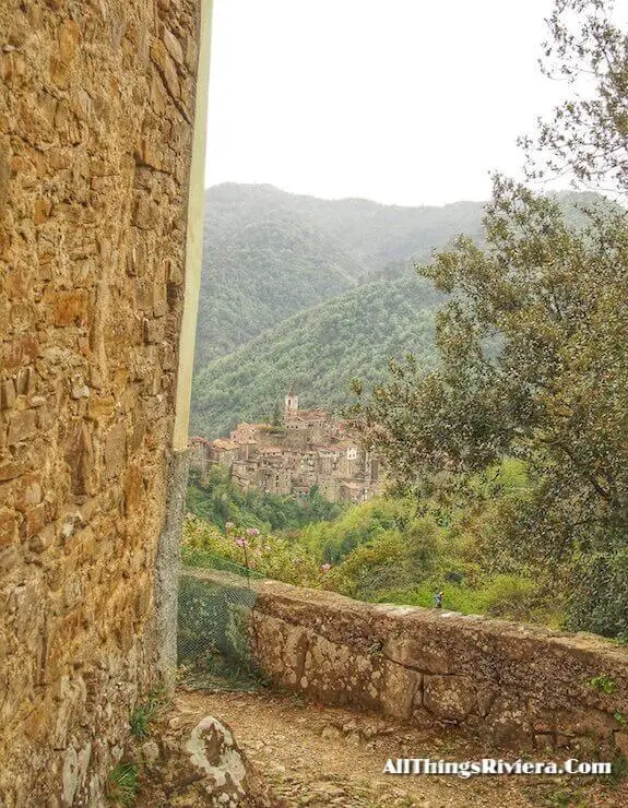 "on a lovely spring hike in Liguria"
