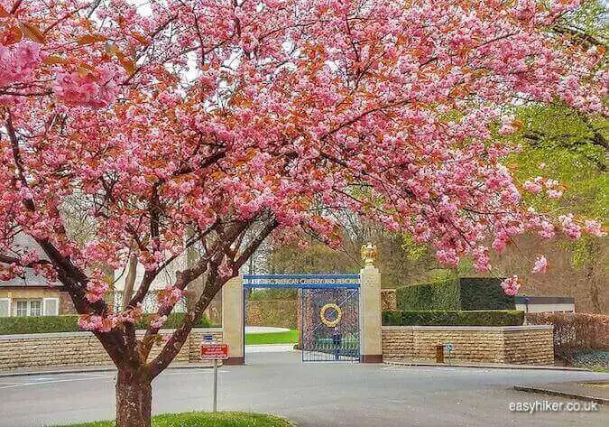 "gate of the Luxembourgh American Cemetery - Liberation and Remembrance in Europe"