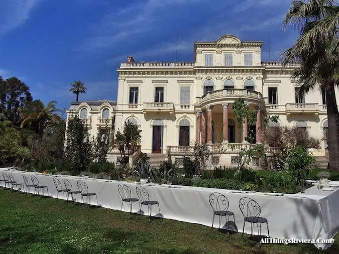 "Cannes garden in Villa Rothschild gardens for the Very First French Riviera Garden Festival"