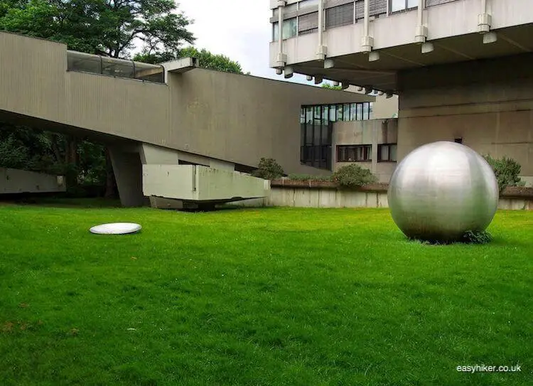 "Steel ball in Marl - Modern Sculpture in Public Spaces"