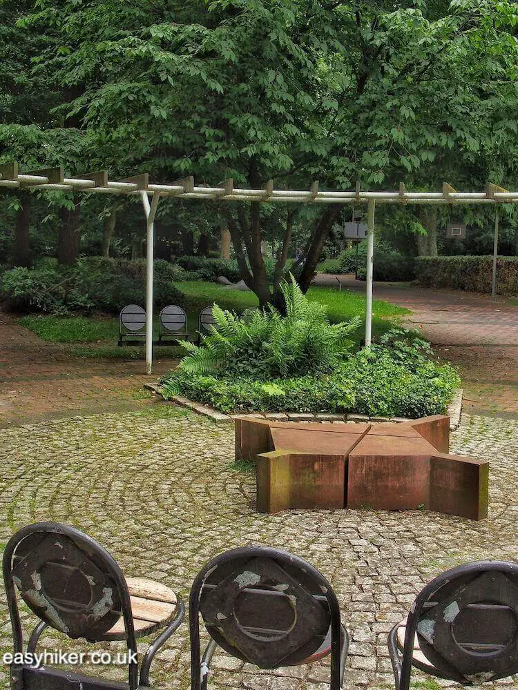 "Park seating in Marl - Modern Sculpture in Public Spaces"