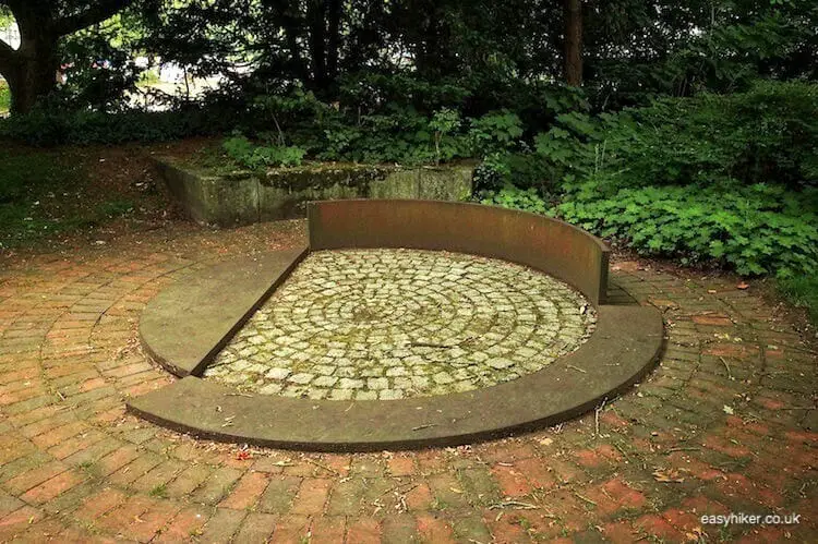 "concentric circles in Marl -Modern Sculpture in Public Spaces"