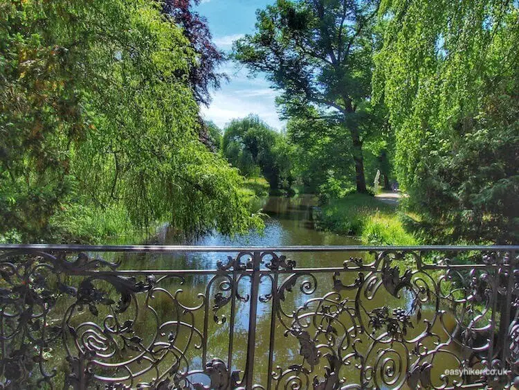 "a private garden on the grounds of Sanssouci in Potsdam - daytrip destination from Berlin"