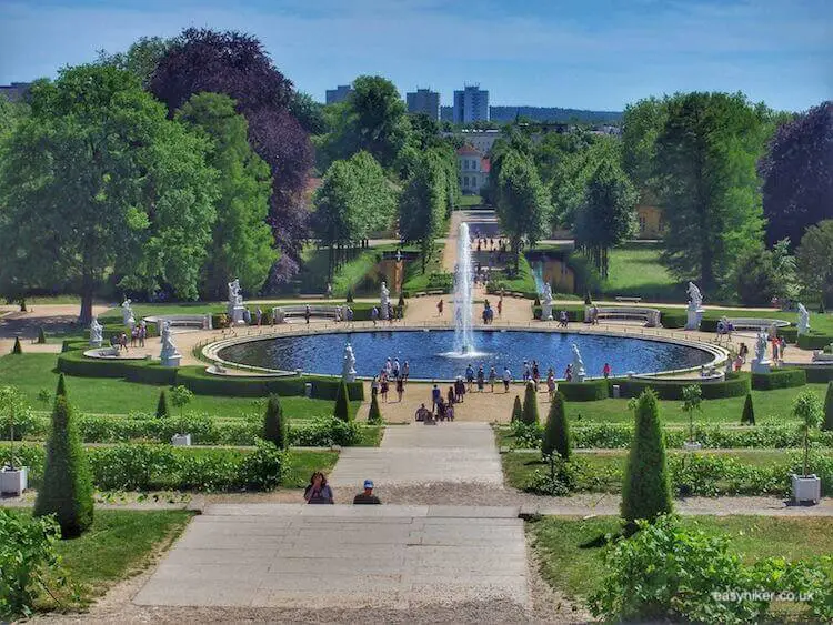 "Gardens of Palais Sanssouci in Potsdam - daytrip destination from Berlin"