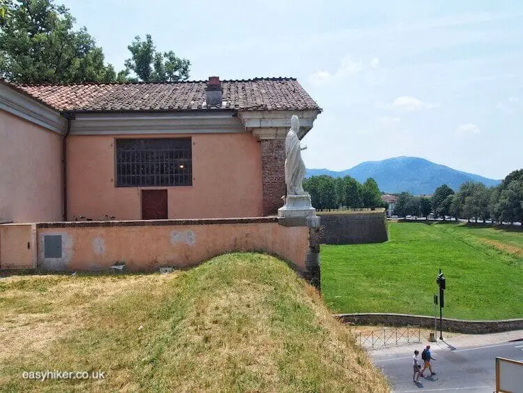 "bastion to bastion on a Walk Along the Lucca Wall"