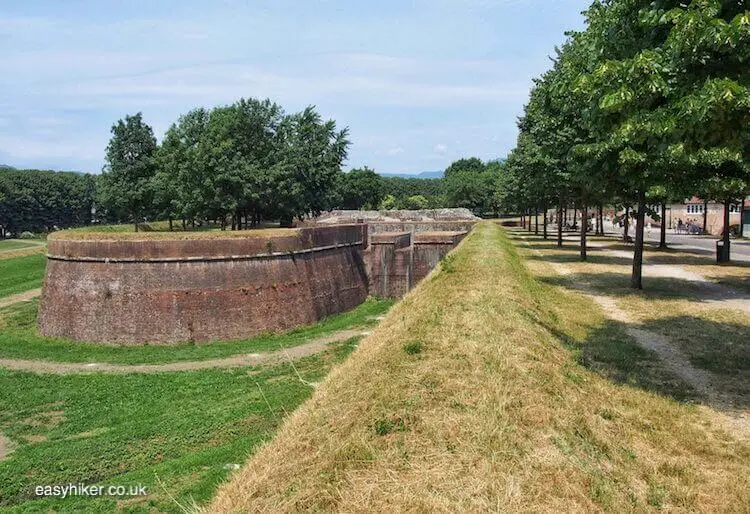 Part of the Walk Along the Lucca Wall