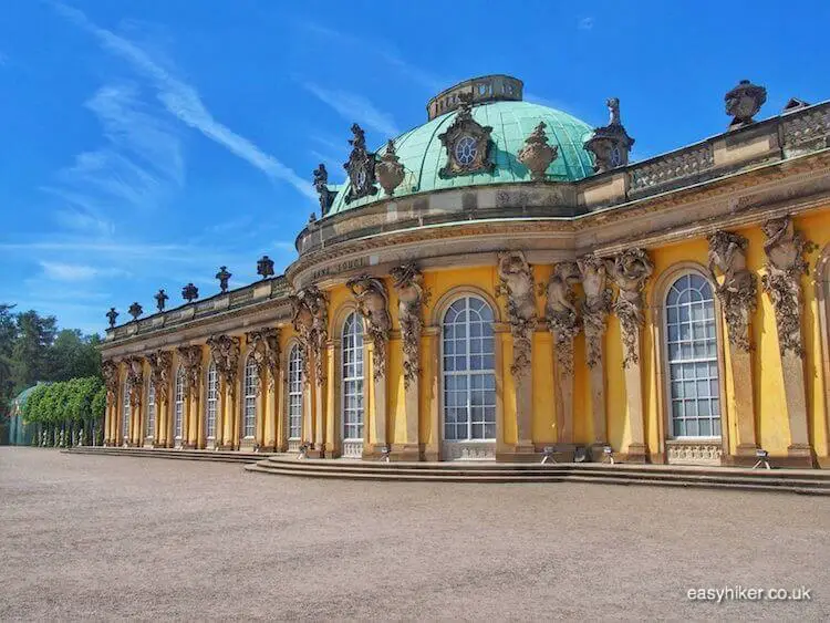 "Palais Sanssouci in Potsdam- daytrip destination from Berlin"