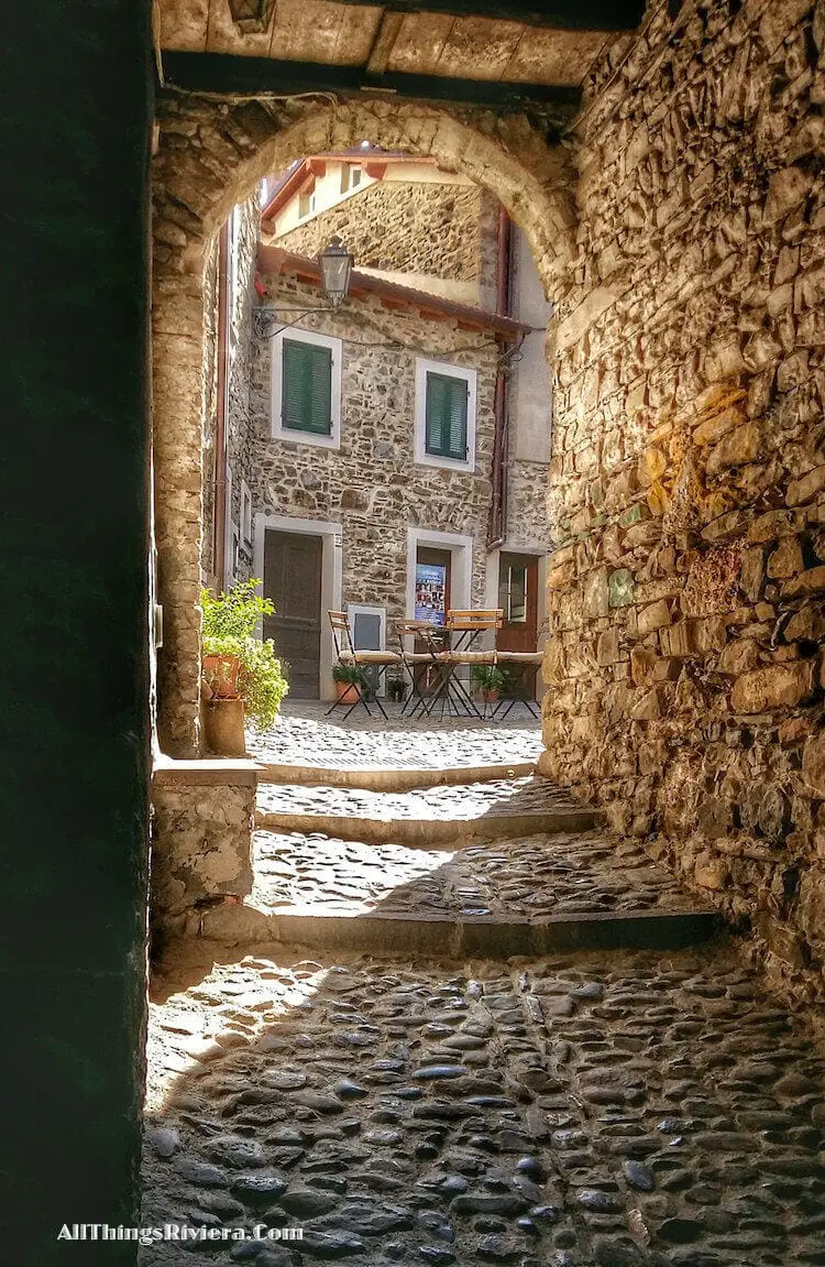 "Castel Vittorio town - easiest of easy hikes in Liguria"