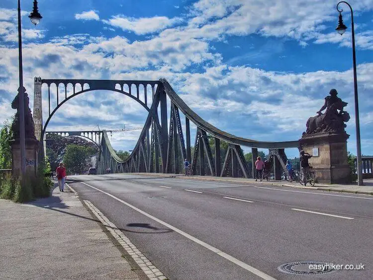 "along the Glienicket Bruecke in Potsdam - daytrip destination from Berlin"