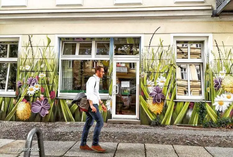 "flowered walk in the streets - spirit of Bohemian Berlin"