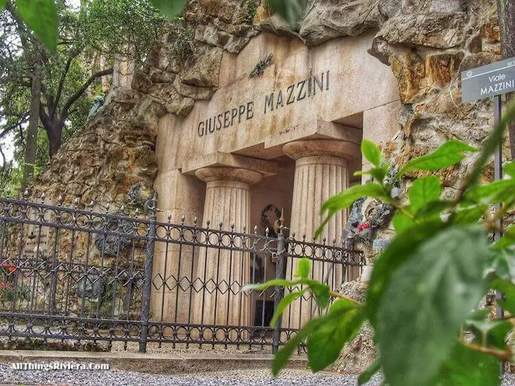 "Guiseppe Mazzini grave in Staglione - One of the Wonders of the World"