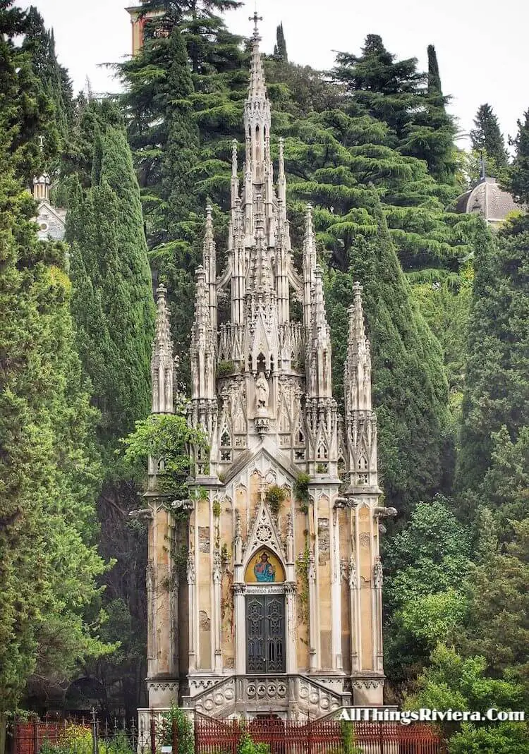 "cathedral-like burial in Staglione Cemetery as One of the Wonders of the World"