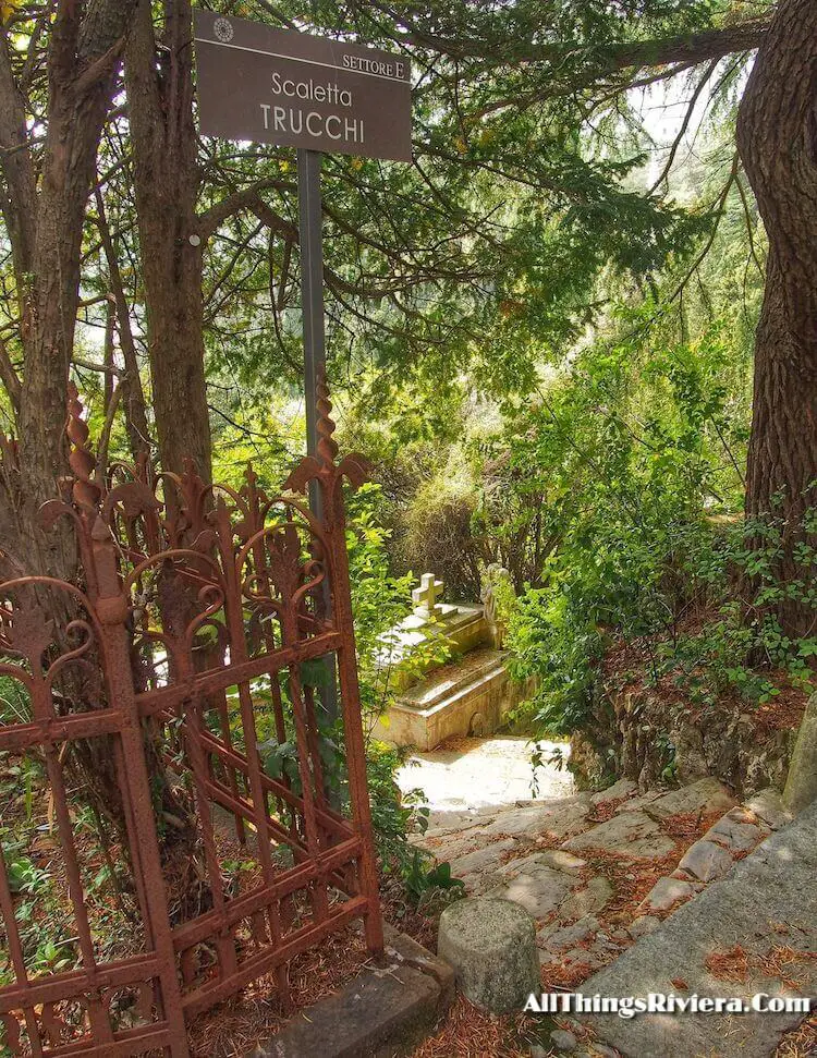 "stairway in Staglione cemetery - One of the Wonders of the World"