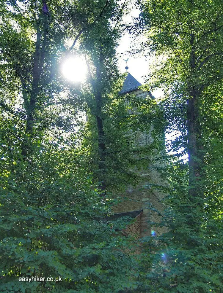 "St Lambertus Church along the way to where once they drown witches"