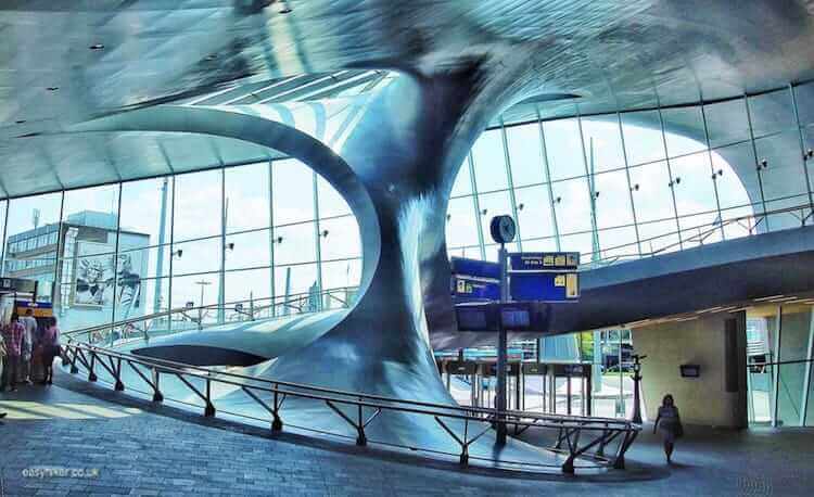 "Inside Arnhem main train station"