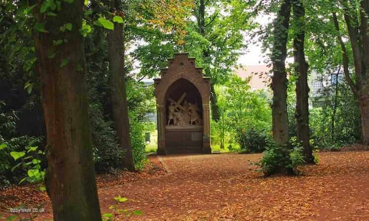 "One of the stations of Way of the Cross in Kevelaer"