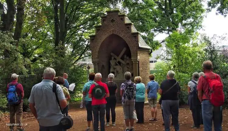 "a group making Way of the Cross in Kevelaer"