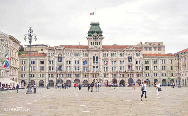 "Piazza della Unita in Trieste - a Different Italian Town"