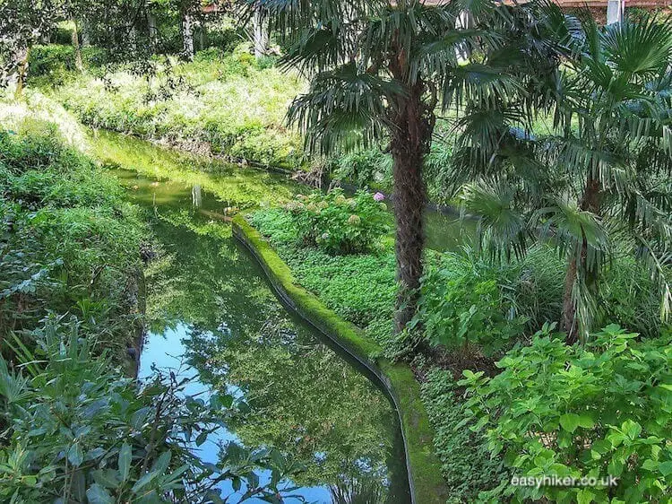 "tropical landscape in the eclectic Miramare Gardens"