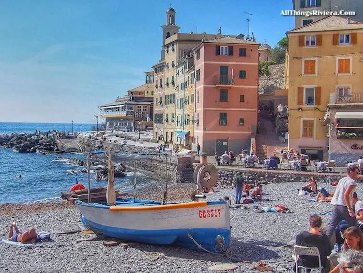 "beach of Boccadasse"