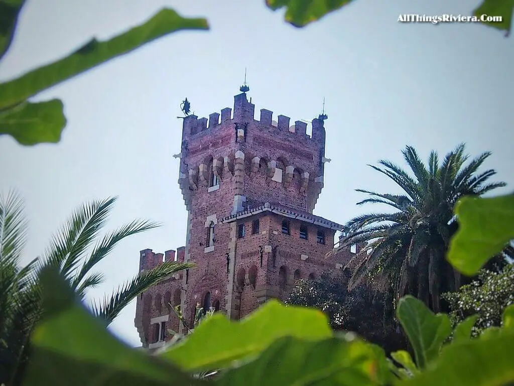 "Tower of Castello Türcke in Boccadasse"